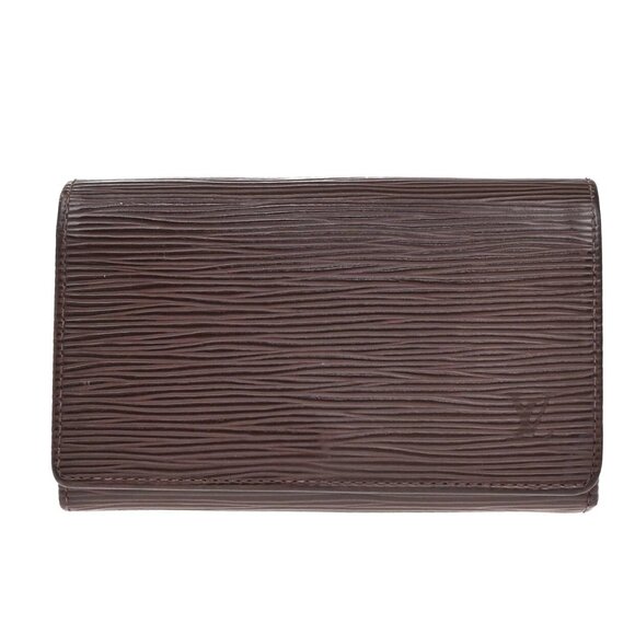 LOUIS VUITTON Portefeuille Tresor Bifold Wallet Epi Leather Brown M6350D 67EF050 - Picture 1 of 16